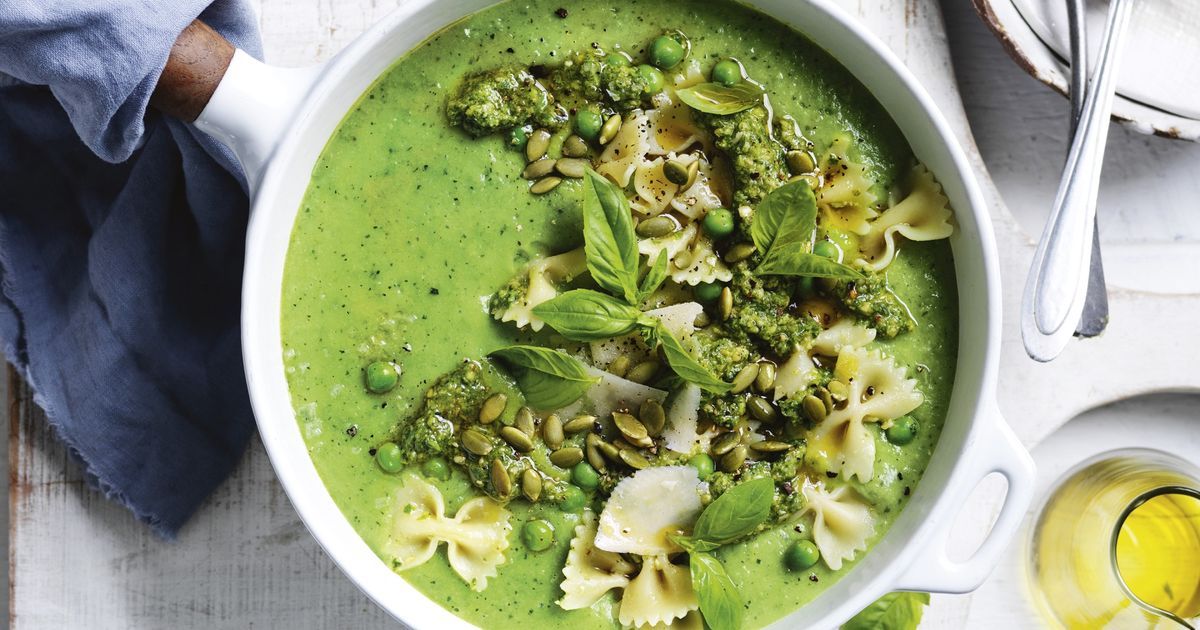 She Says: Pesto Vegetable Soup