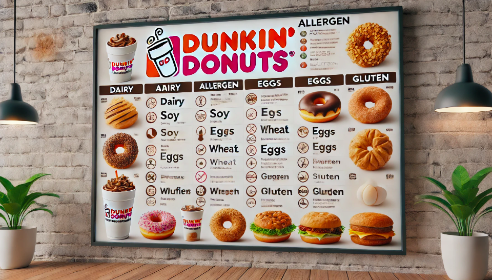 Discover Dunkin' Donuts Allergen Menu: A Must For Safe Choices