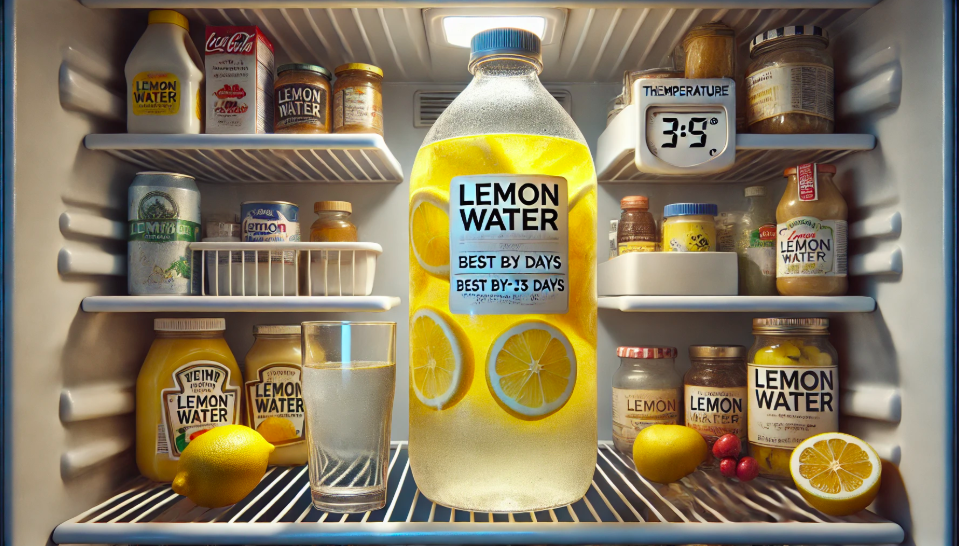 How Long Does Lemon Water Last In The Fridge?