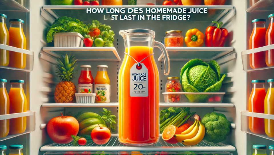 How Long Does Homemade Juice Last In The Fridge?