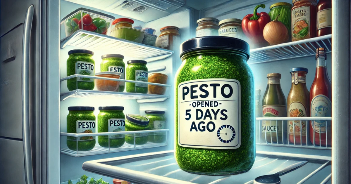 How Long Does Pesto Last In The Fridge After Opening?
