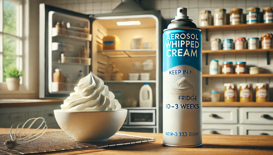 How Long Does Aerosol Whipped Cream Last In The Fridge?