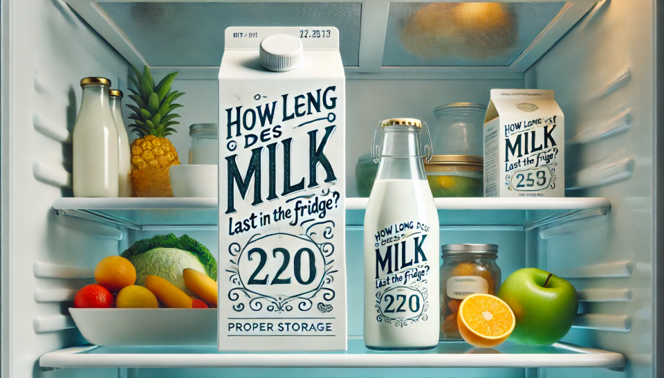 How Long Does Milk Last In The Fridge?