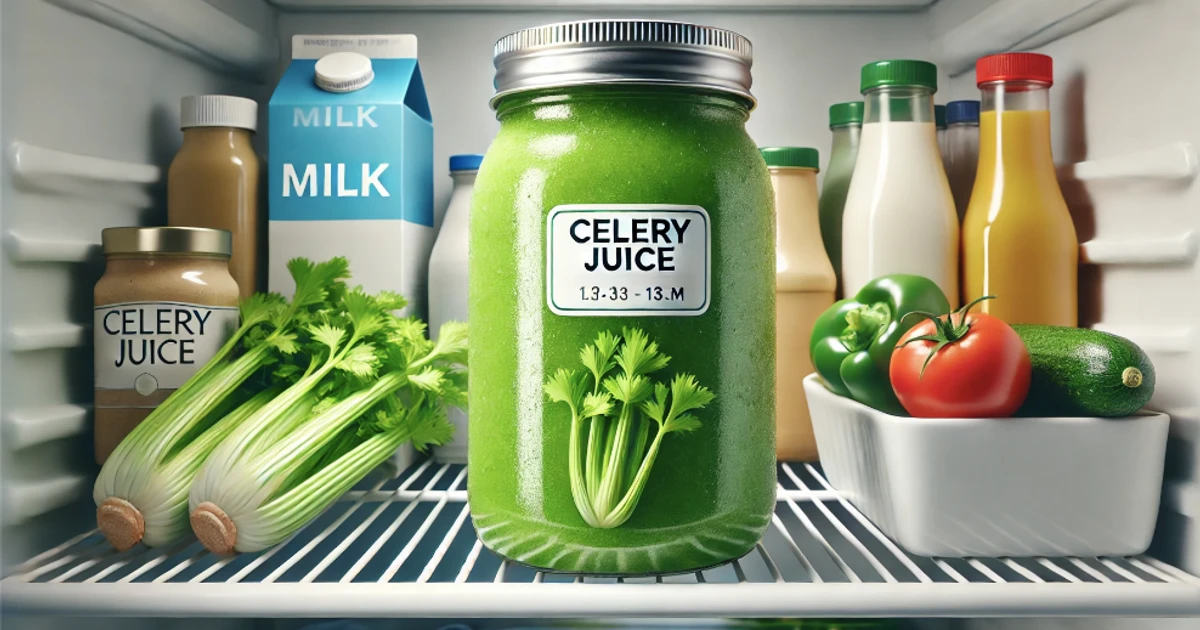 How Long Does Celery Juice Last In The Fridge?