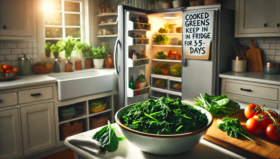 How Long Does Cooked Greens Last In The Fridge?