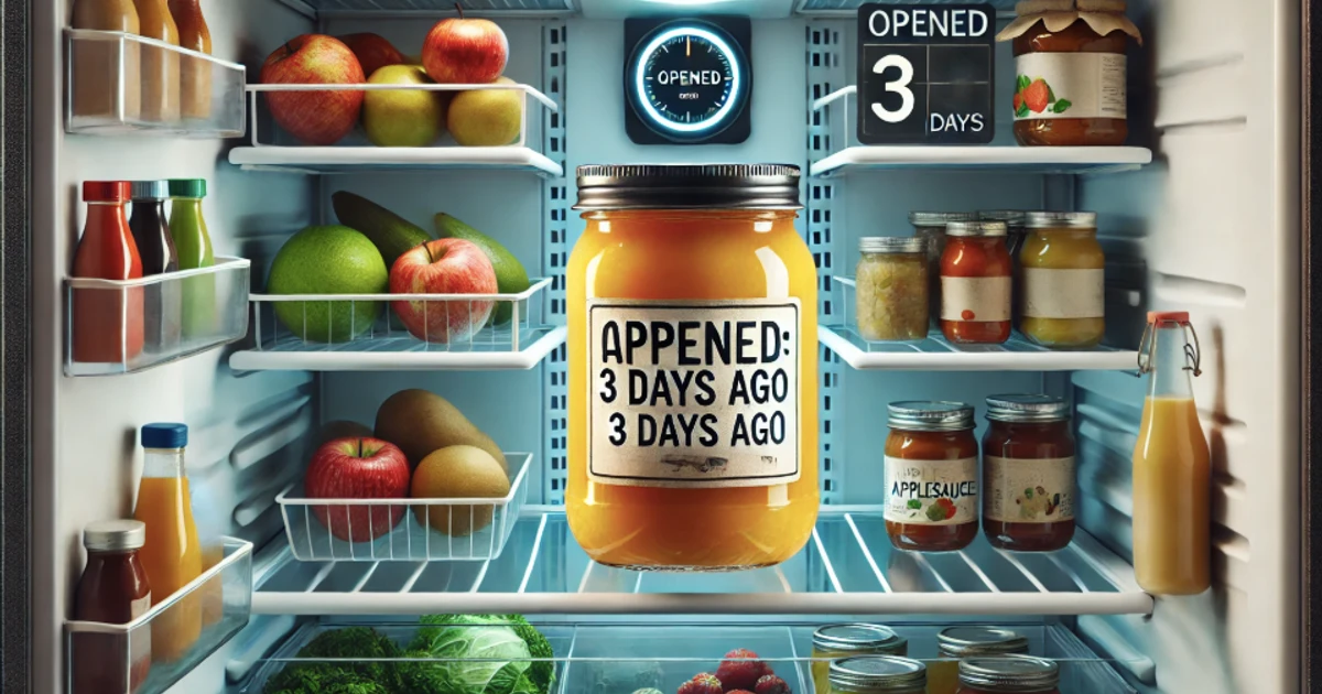 How Long Does Open Applesauce Last In The Fridge?