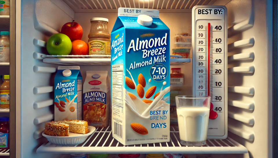 How Long Does Almond Breeze Almond Milk Last In The Fridge?