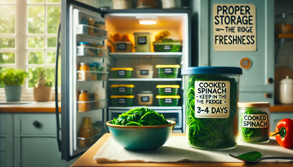 How Long Does Cooked Spinach Last In The Fridge?