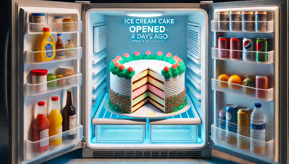 How Long Does Ice Cream Cake Last In The Fridge?