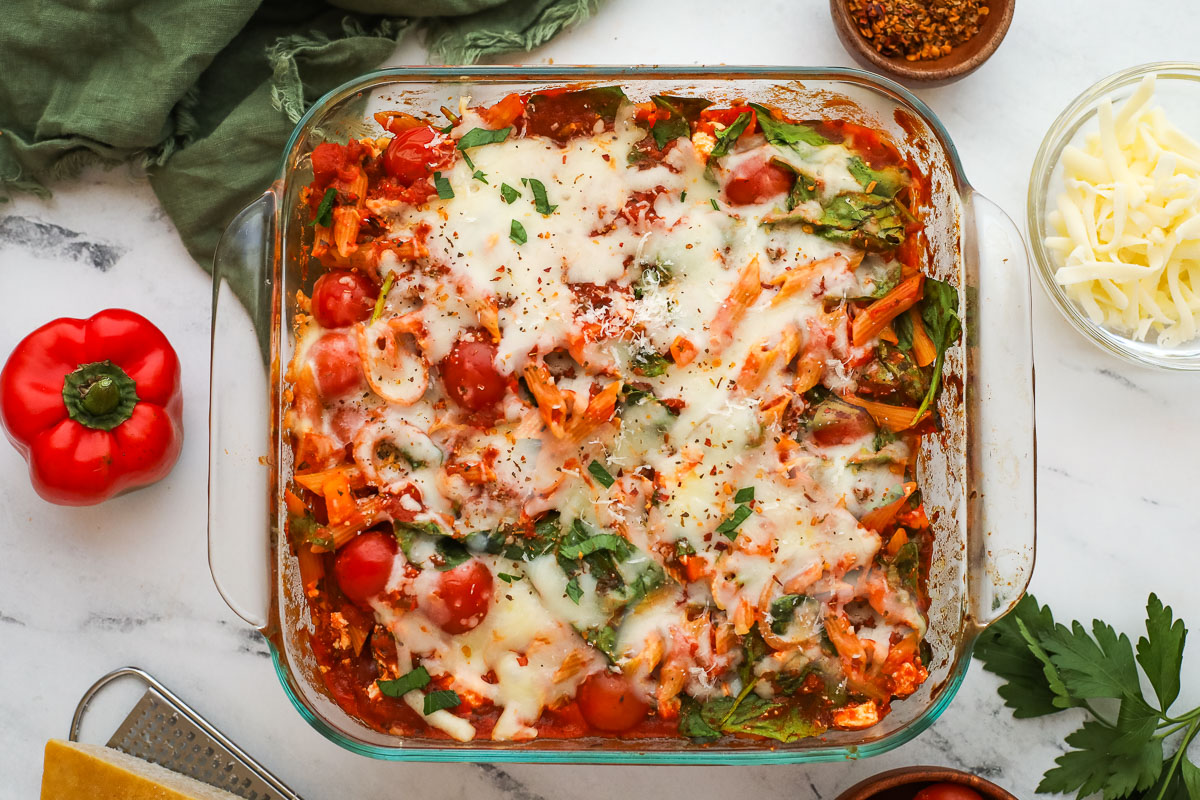 Quick Vegetarian Pasta Bake Recipe: Healthy, Easy & Delicious