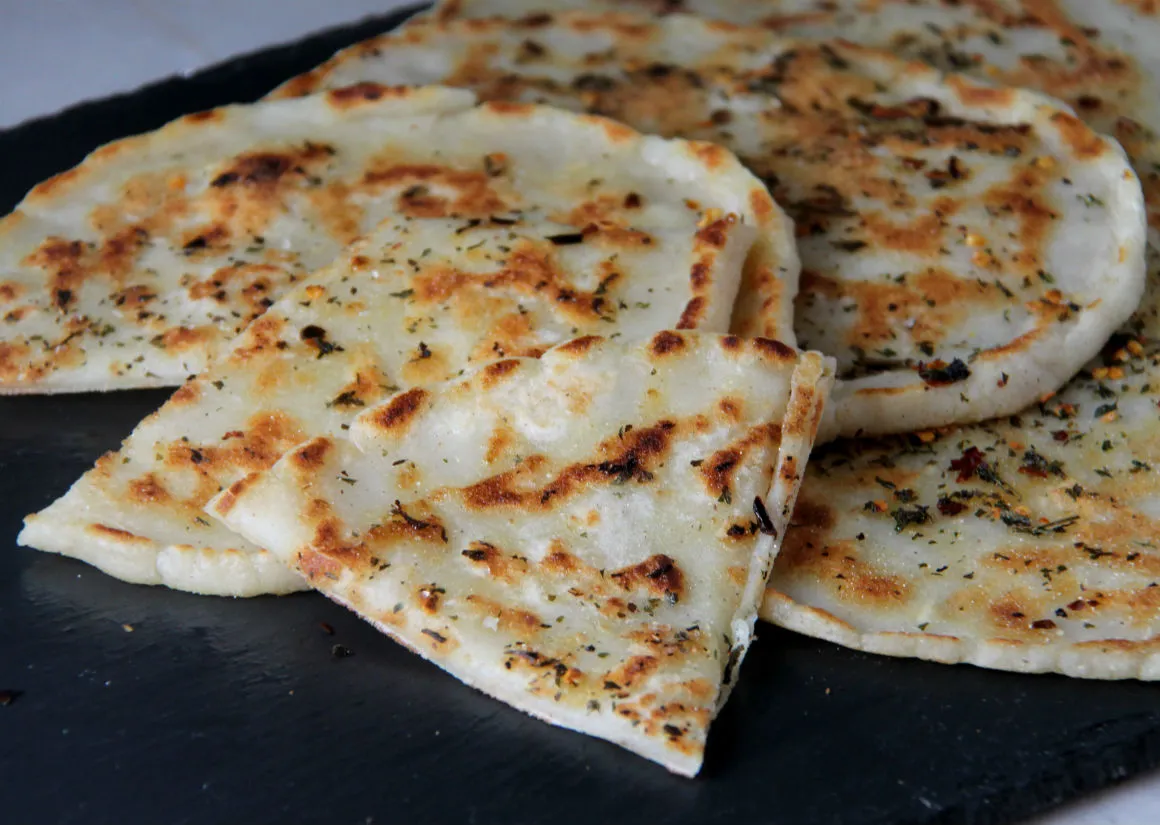 Quick & Easy Gluten-Free Flatbread In 20 Minutes [Fluffy & Tasty]