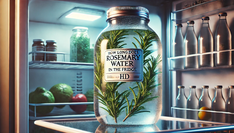 How Long Does Rosemary Water Last In The Fridge?