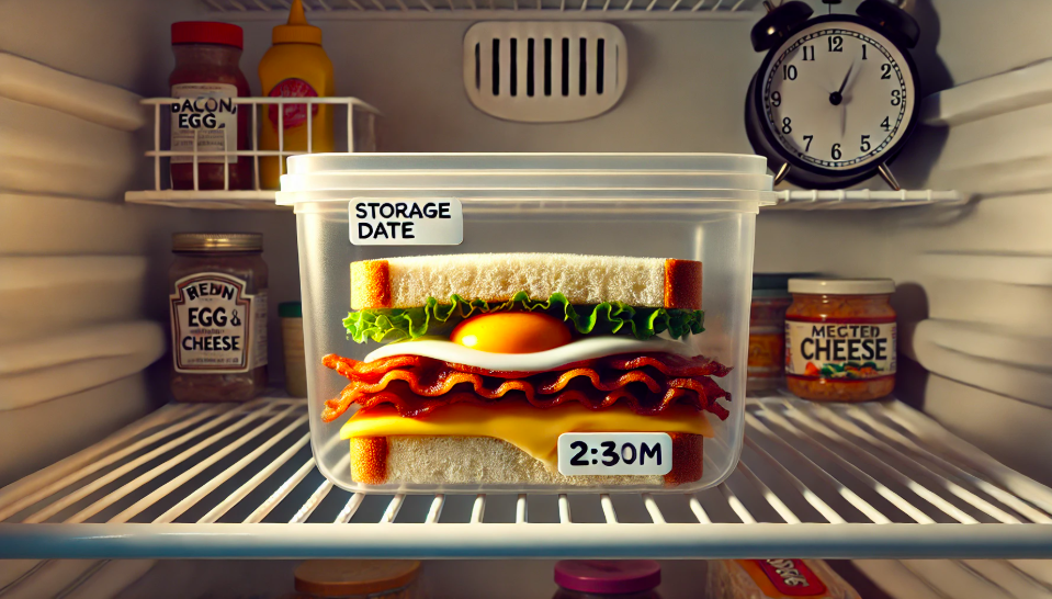 How Long Does A Bacon Egg And Cheese Last In The Fridge?