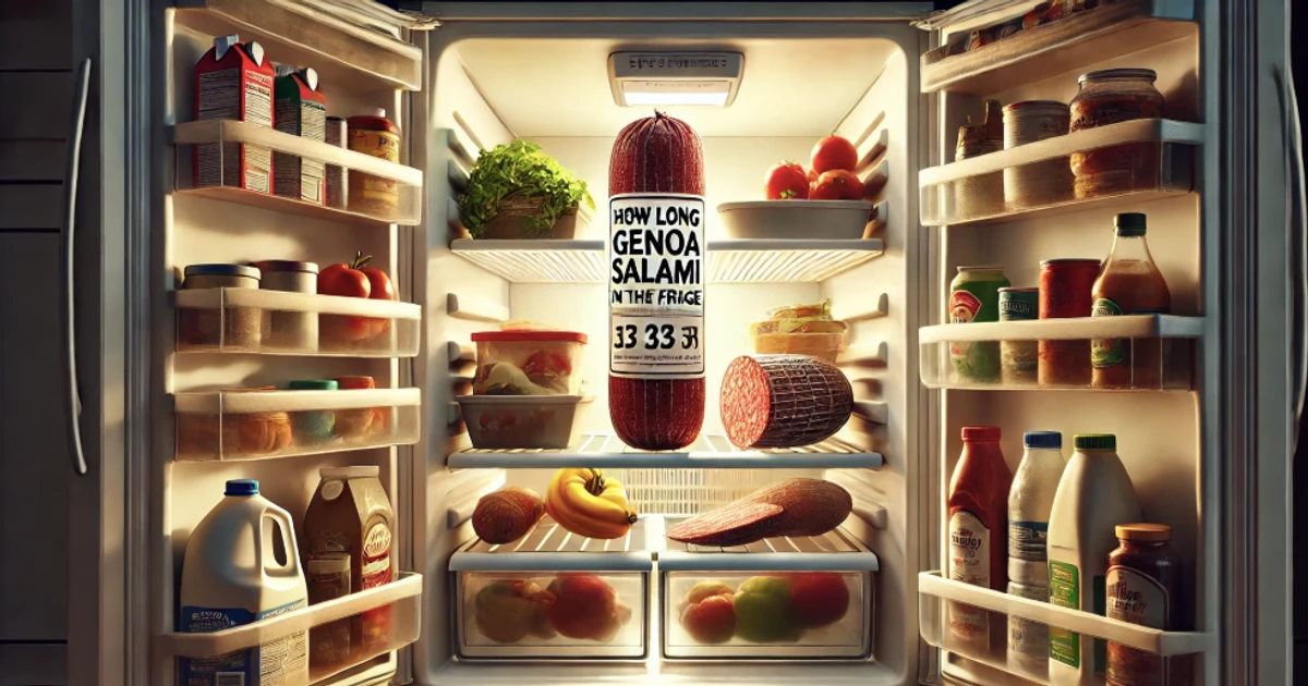 How Long Does Genoa Salami Last In The Fridge?