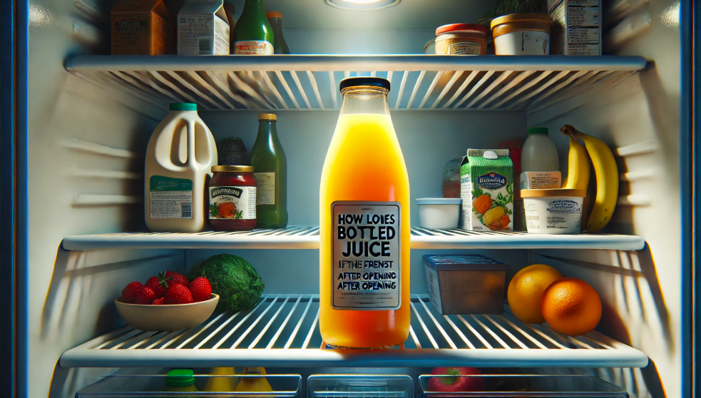 How Long Does Bottled Juice Last In The Fridge After Opening?