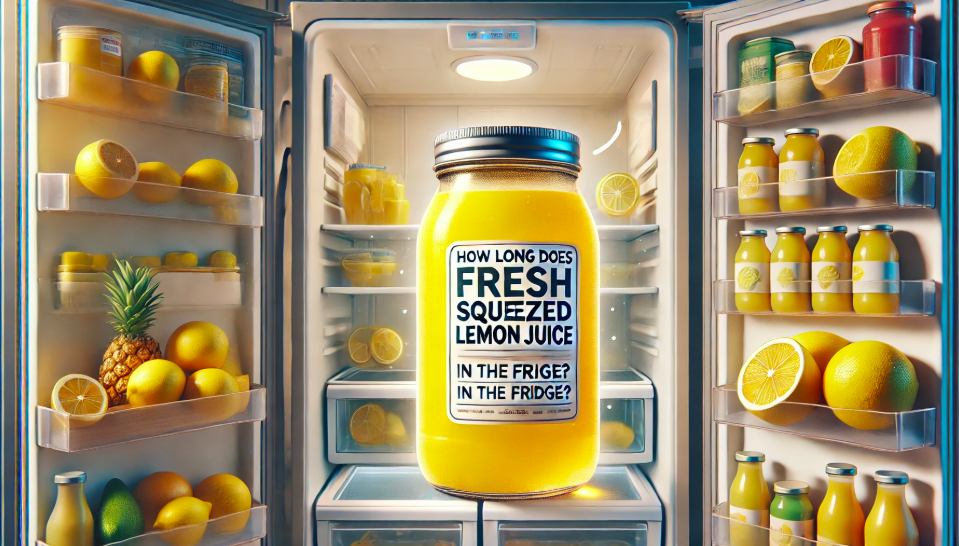 How Long Does Fresh Squeezed Lemon Juice Last In The Fridge?